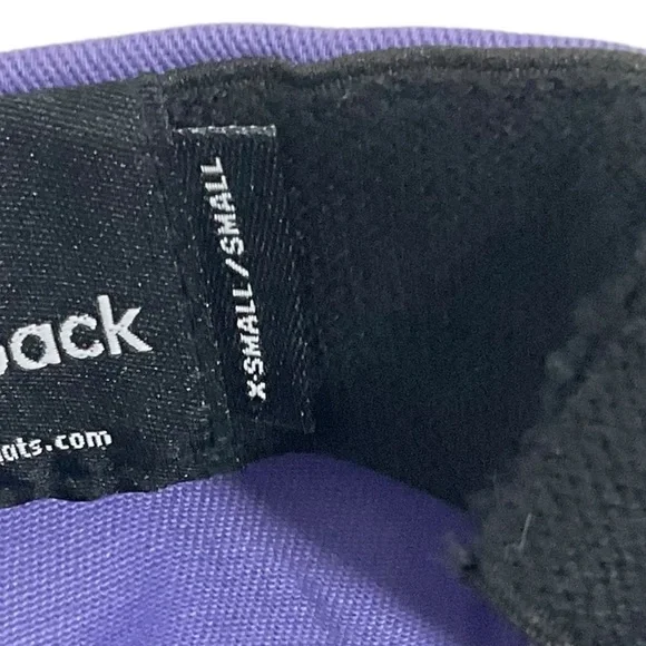 Ponyback Purple Stretch Fit Baseball Cap XS / Small Ponytail Hat - Picture 8 of 12